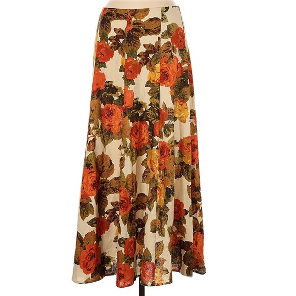 Sezane Soelle Skirt in Taormina Print 38 6 NWT - Picture 2 of 5